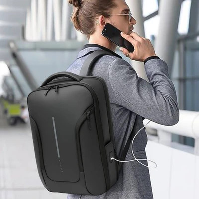 کوله پشتی لپ تاپ بنج BG8013 دارای پورت USB و Type C طرح اصلی